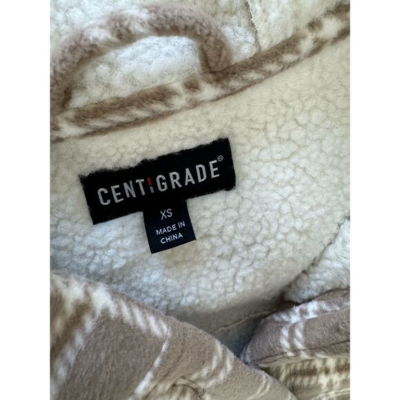 QVC Centigrade Bonded Sherpa Lined Plaid Jacket Color Brown Plaid NWOT S… - Picture 6 of 8